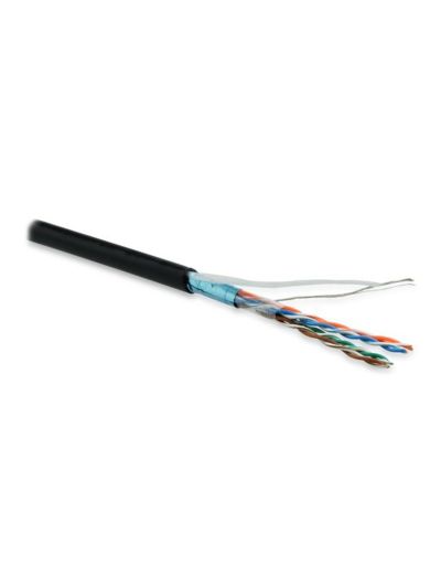 FUTP4-C5E-P26-IN-LSZH-BK-100 F/UTP кат.5е, 4 пары, 0,48 LSZH нг(А)-HF кабель витая пара Hyperline