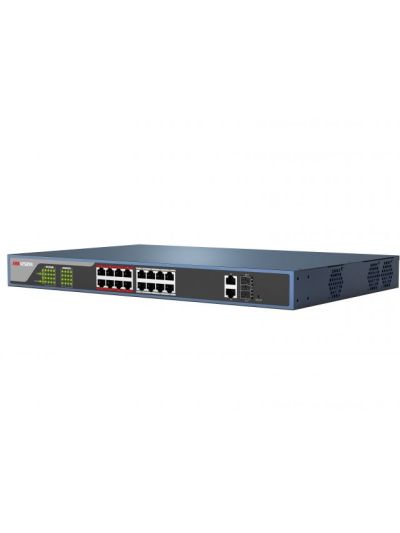 DS-3E0318P-E/M(B) PoE коммутатор Hikvision