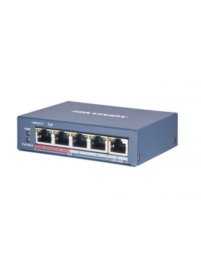 DS-3E0505P-E/M PoE коммутатор Hikvision