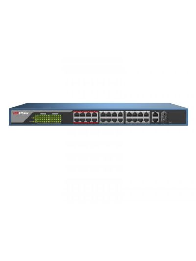 DS-3E0326P-E(B) PoE коммутатор Hikvision