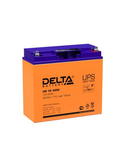 HR 12-80 W аккумулятор Delta