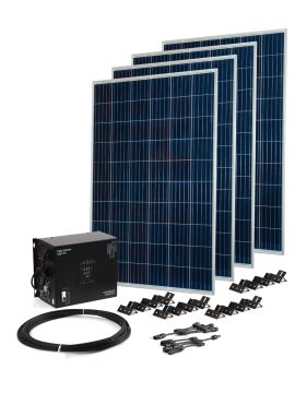 Комплект Teplocom Solar-1500 + солнечная панель 4x250Вт Бастион