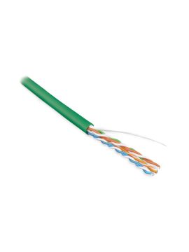 UUTP4-C5E-S24-IN-LSZH-GN-305 U/UTP кат.5е, 4 пары, 0,51 LSZH нг(А)-HF кабель витая пара Hyperline