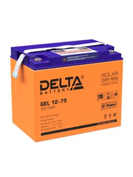 GEL 12-75 аккумулятор Delta